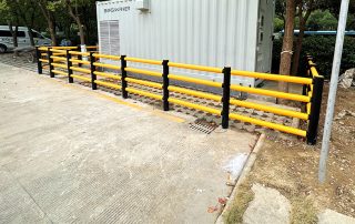 Impact Protection | Flexible Safety Barrier | Shock absorbing flexible safety barrier, CE certified, modular installation, 10-year warranty, impact resistant, suitable for warehouse traffic zone and industrial equipment protection