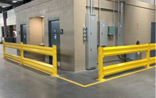 Traffic Protection | Heavy Duty Guardrail | High strength heavy duty guardrail, galvanized rustproof, CE certified, 10-year warranty, impact resistant, suitable for factory road, warehouse traffic and industrial site safety protection
