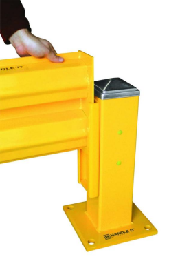 Traffic Protection | Heavy Duty Guardrail | High strength heavy duty guardrail, galvanized rustproof, CE certified, 10-year warranty, impact resistant, suitable for factory road, warehouse traffic and industrial site safety protection