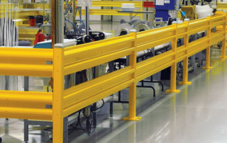 Traffic Protection | Heavy Duty Guardrail | High strength heavy duty guardrail, galvanized rustproof, CE certified, 10-year warranty, impact resistant, suitable for factory road, warehouse traffic and industrial site safety protection