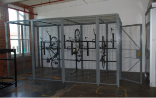 Storage Locker | Mesh Locker Panel | Galvanized steel mesh locker panel, ventilated design, anti-corrosion, modular assembly, suitable for industrial storage locker applications