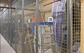 Storage Locker | Mesh Locker Panel | Galvanized steel mesh locker panel, ventilated design, anti-corrosion, modular assembly, suitable for industrial storage locker applications