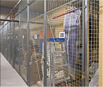 Storage Locker | Mesh Locker Panel | Galvanized steel mesh locker panel, ventilated design, anti-corrosion, modular assembly, suitable for industrial storage locker applications