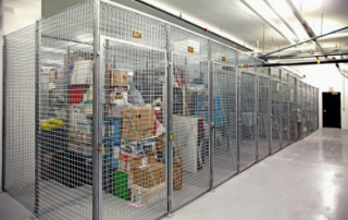 Storage Locker | Mesh Locker Panel | Galvanized steel mesh locker panel, ventilated design, anti-corrosion, modular assembly, suitable for industrial storage locker applications