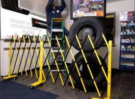 Temporary Isolation | Portable Barricade Gate | Lightweight portable barricade gate, galvanized rustproof, CE certified, easy to move, suitable for temporary construction site, event and industrial area access control