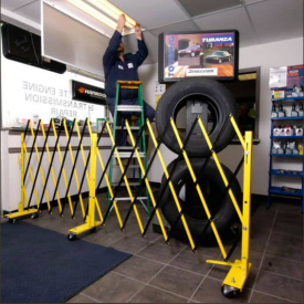 Temporary Isolation | Portable Barricade Gate | Lightweight portable barricade gate, galvanized rustproof, CE certified, easy to move, suitable for temporary construction site, event and industrial area access control