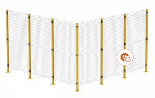 Industrial Protection | Industrial Safety Fencing | Galvanized rustproof industrial safety fencing, CE certified, modular installation, 10-year warranty, impact resistant, suitable for factory warehouse machine guard and perimeter protection