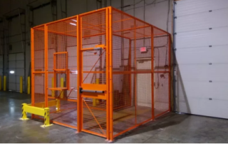 Warehouse Isolation | Wire Mesh Cage Panel | Galvanized wire mesh cage panel, high strength, modular installation, 10-year warranty, suitable for warehouse security fence and storage area isolation