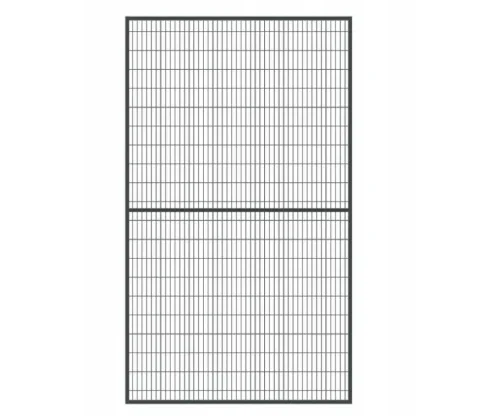 Harsh industrial lighting view of loading dock installed safety fence ID-27434 | 10-year warranty CE certified for cross-dock cargo area perimeter security