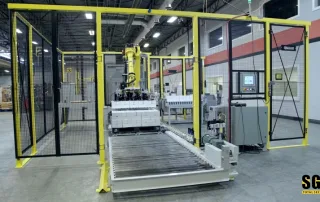 safety fence industrial mesh panel for dense recycling centers and narrow aisles