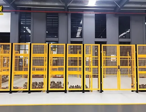 Cerca de Segurança Industrial para Retrofit de Trabalho a Frio sem Poeira em Células de Rolamentos de Precisão | Mdfence