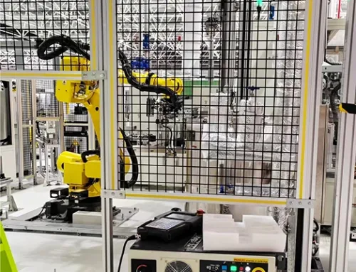 Safety guarding system for production-line reconfiguration without fence replacement