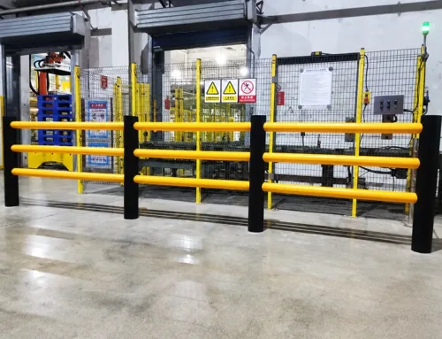 Flexible Rack Protection for FMCG Food Plants: Impact-Rated Barriers for Mixed-Traffic Aisles