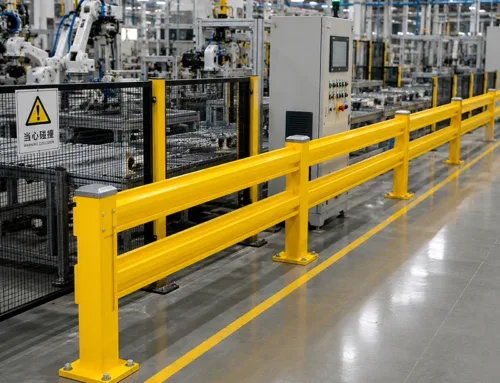Percorsi AGV, carrelli elevatori e picker sullo stesso pavimento: un guard rail per magazzino in acciaio ondulato Q235 come confine fisico dietro la pianificazione ATS