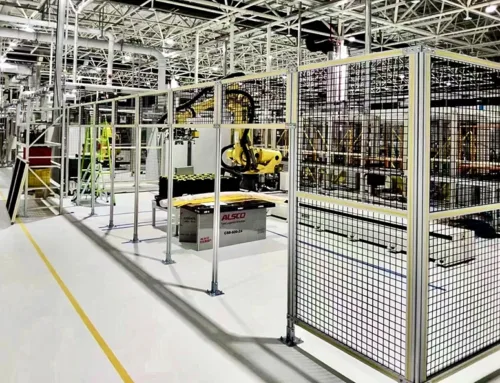 High-Speed Welding Cell Guarding with Alfence Modular Safety Fence