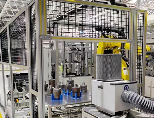 Automotive Plant Industrial Safety Fence: Keep the Robot Cell Close to the Hazard