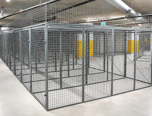Top Mesh or Open Top: Sizing a Wire Mesh Storage Cage Around Sprinkler Deflectors and Air Paths